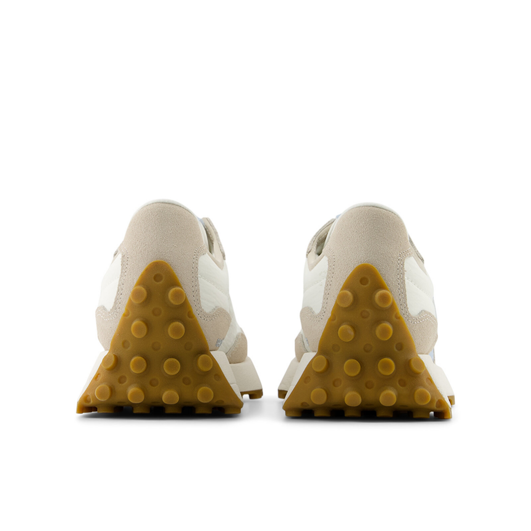 327 Unisex Spor Ayakkabı Beyaz/Mavi/Kahverengi - 2