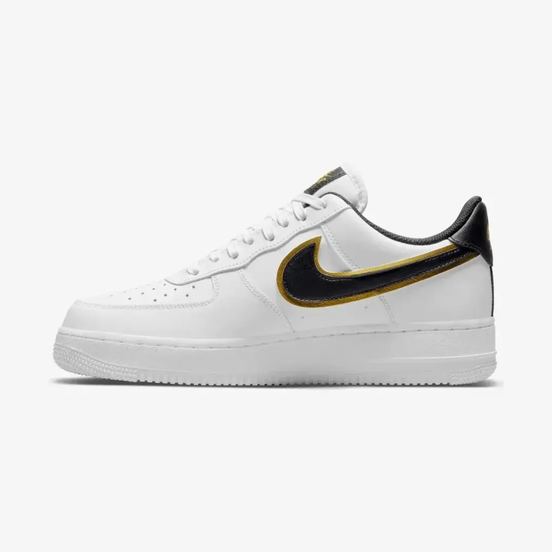 Air Force 1 Low - WhiteBlackGold - 4