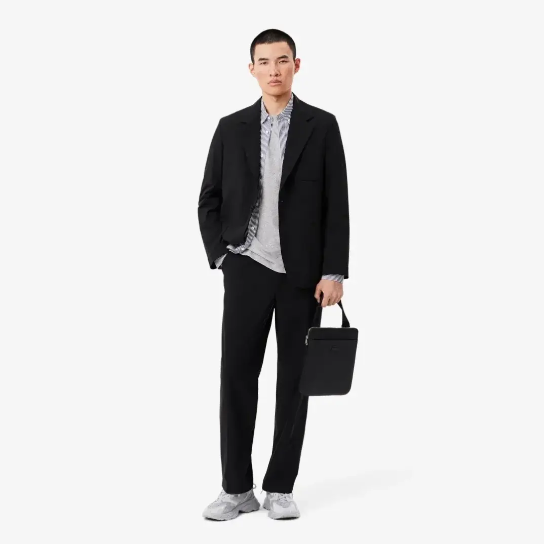 Classic Fit Bisiklet Yaka T-Shirt Gri - 2