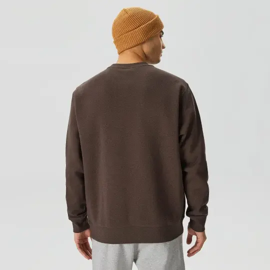Club French Terry Sweatshirt Kahverengi - 2