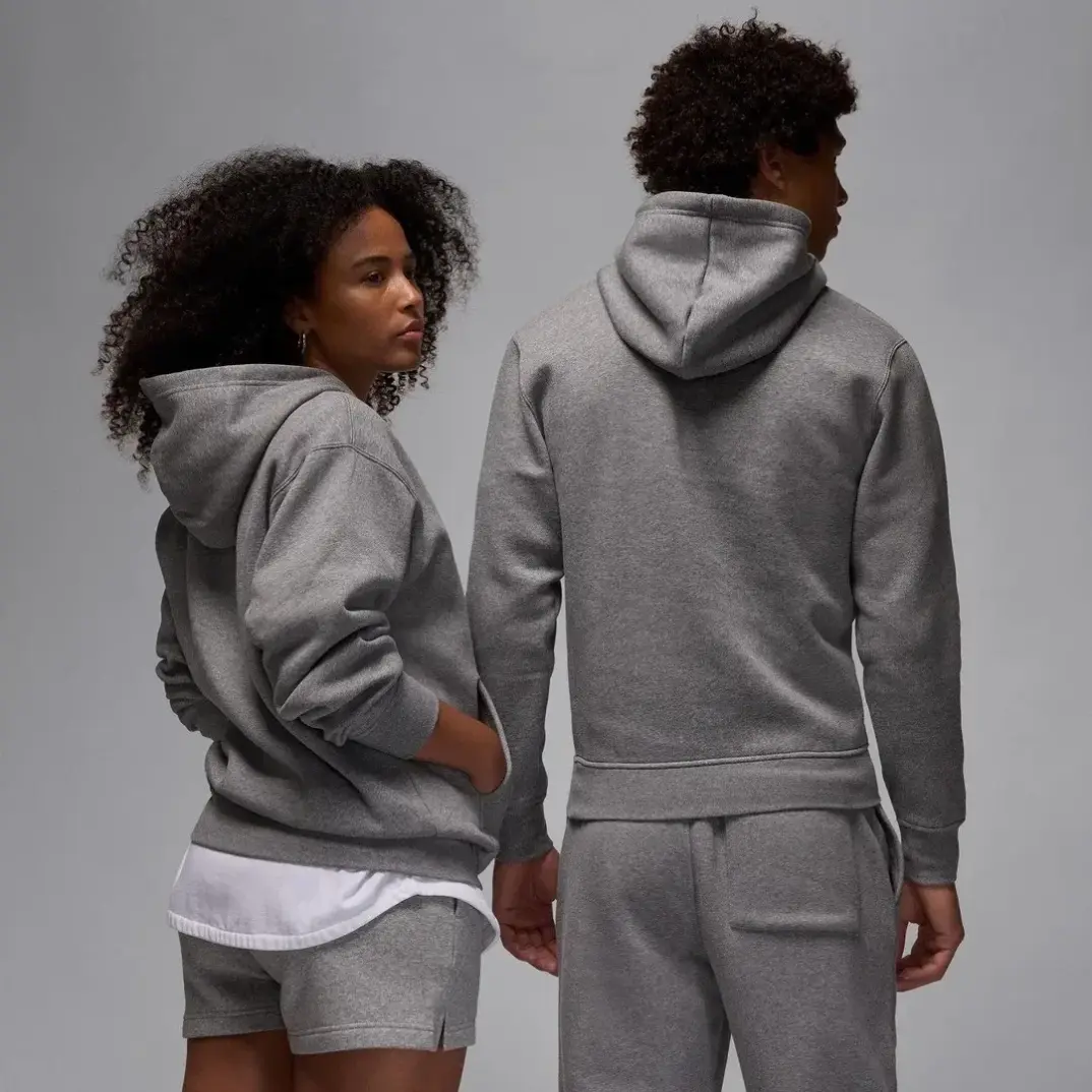 Jordan Brooklyn Fleece Hoodie Gri - 2