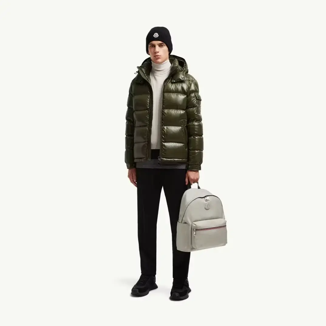 Maya Hooded Short Down Yeşil Mont - 1