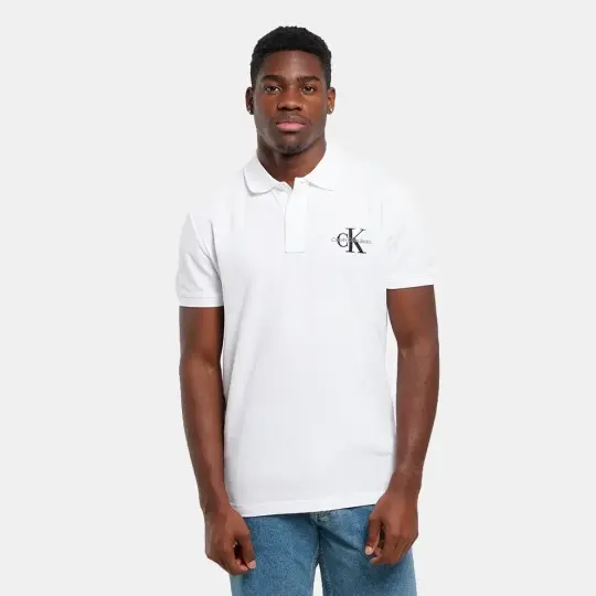 Monologo Polo T-Shirt Beyaz