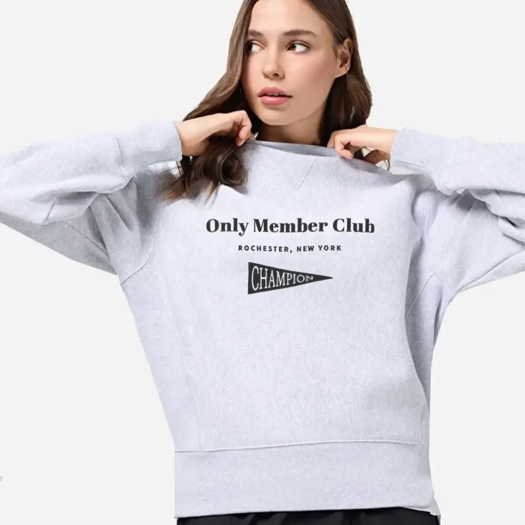 Only Members Club Kadın Sweatshirt Gri - 1