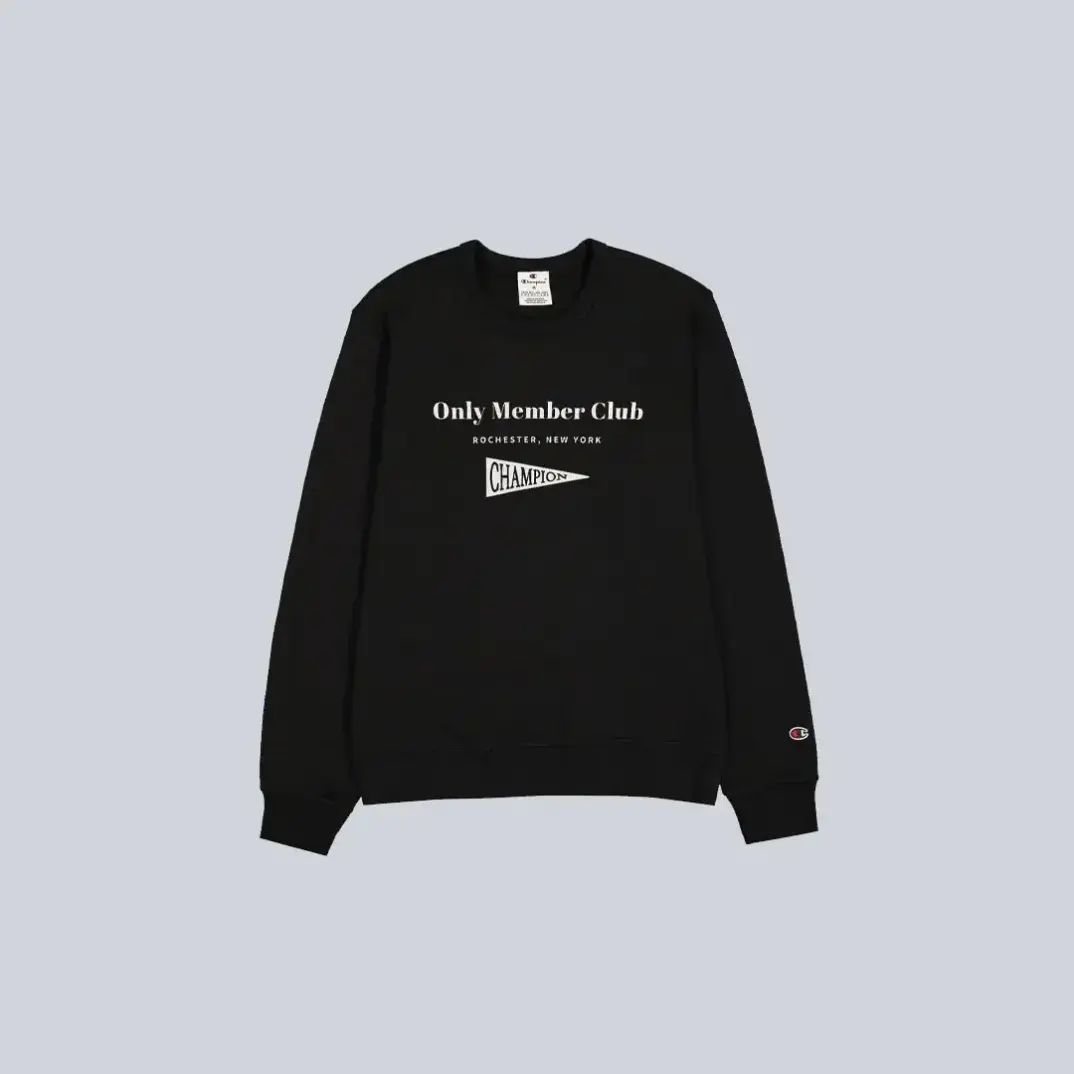Only Members Club Sweatshirt Siyah - 2
