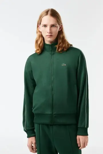 Regular Fit Fermuarlı Sweatshirt Yeşil - 2