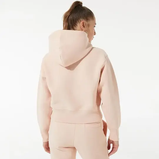 Reverse Weave Kadın Hoodie C Logo Pembe - 2