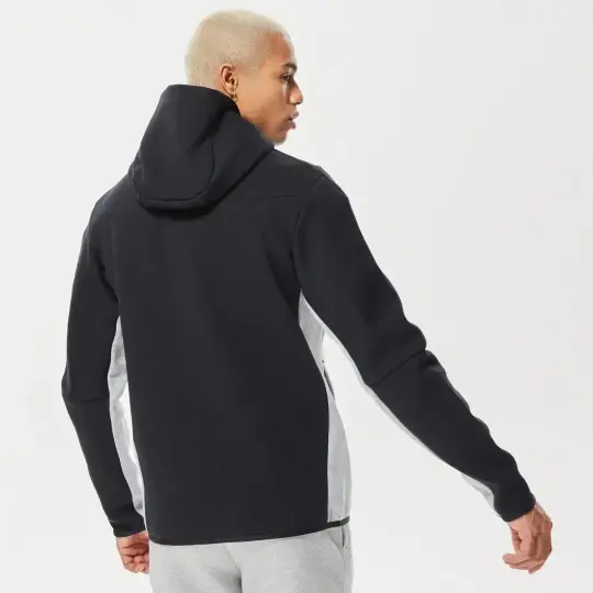 Tech Fleece Full Zip Hoodie Dark Grey HeatherBlackWhite - 2